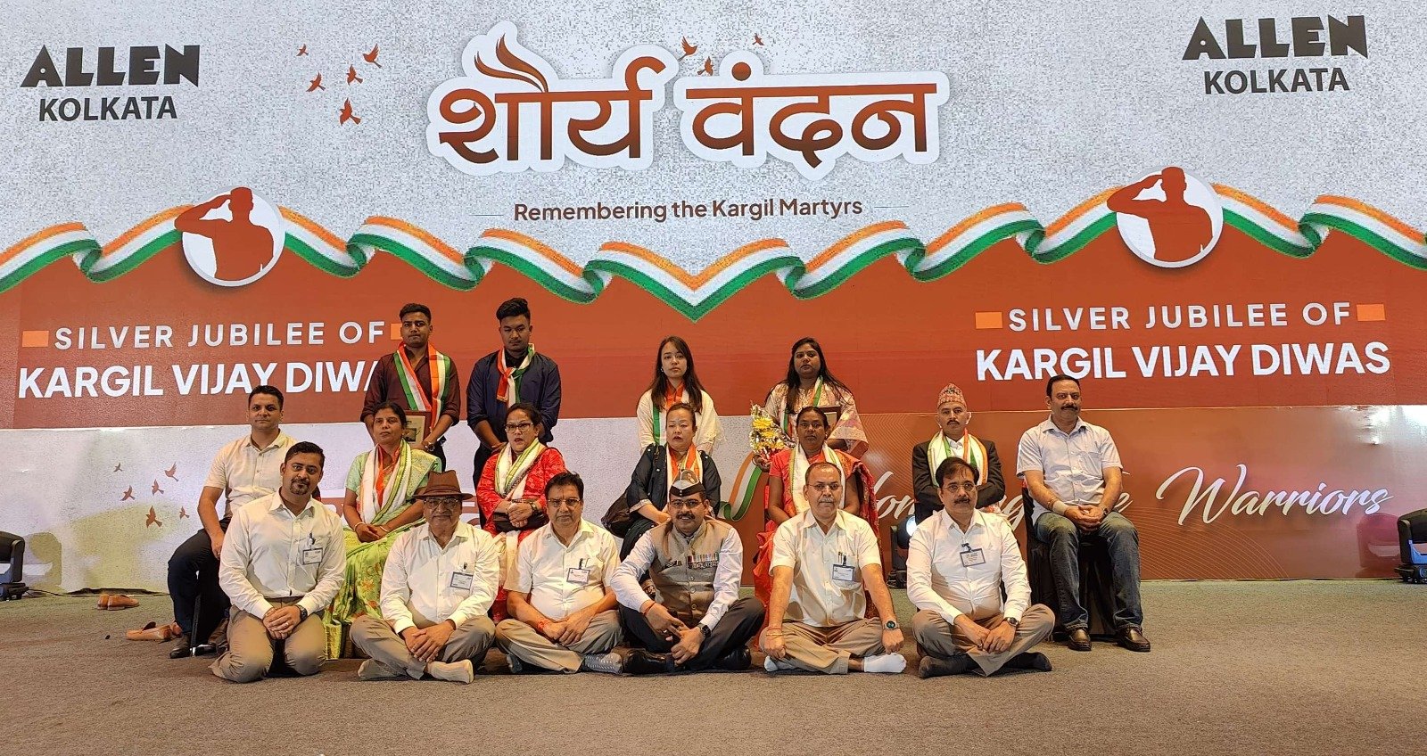 ALLEN Kolkata Honours Families of Kargil Martyrs in Shaurya Vandan Program