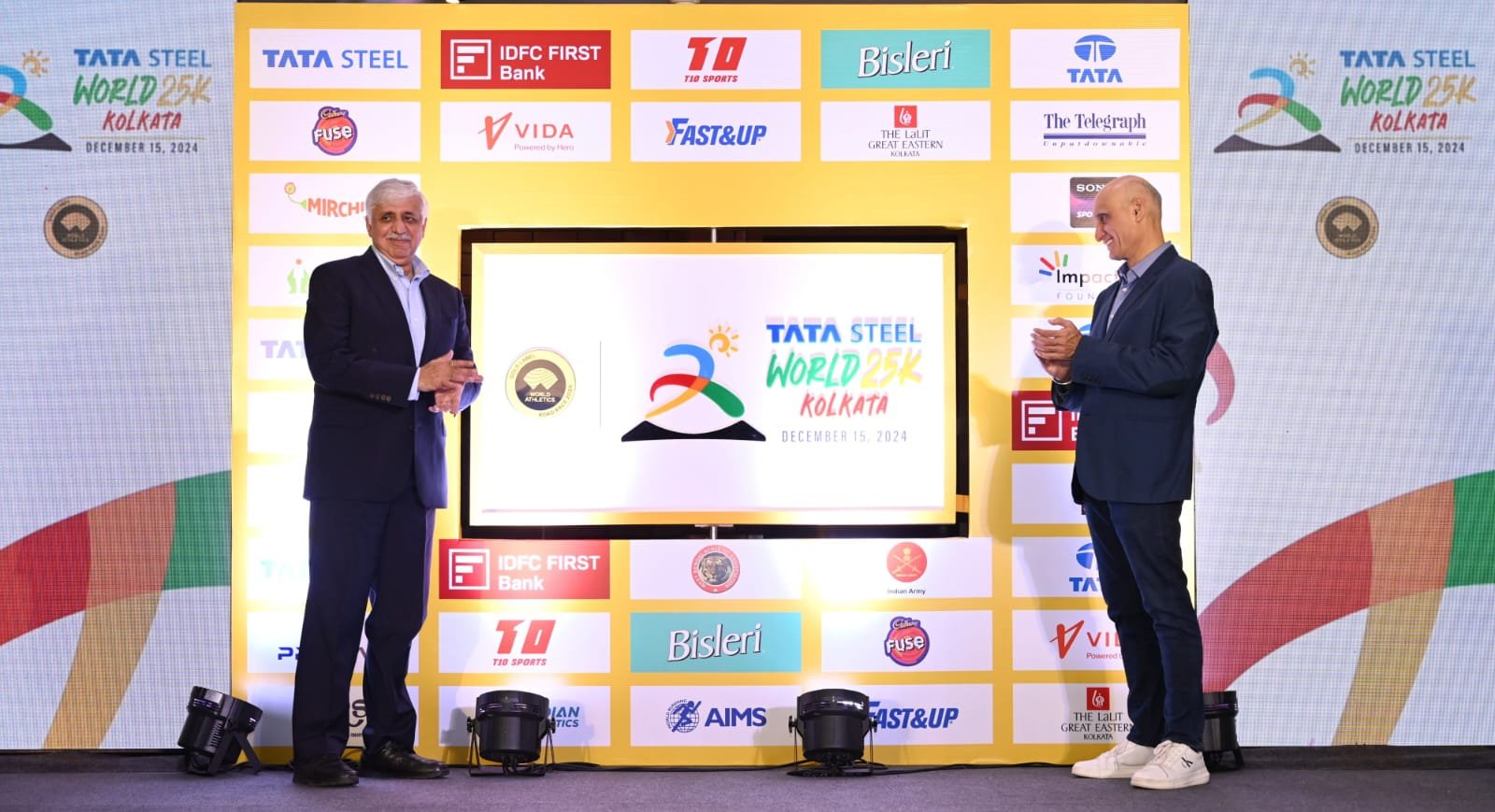Tata Steel World 25K Kolkata – A World Athletic Gold Label Race is scheduled for Sunday 15th Dec 2024