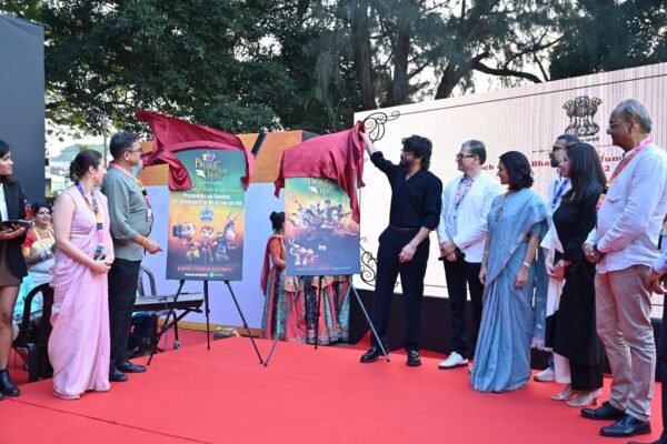 Superstar Nagarjuna launches Season 2 of the Celebrated Animated Series Krish, Trish, and Baltiboy: Bharat Hain Hum, at IFFI Goa