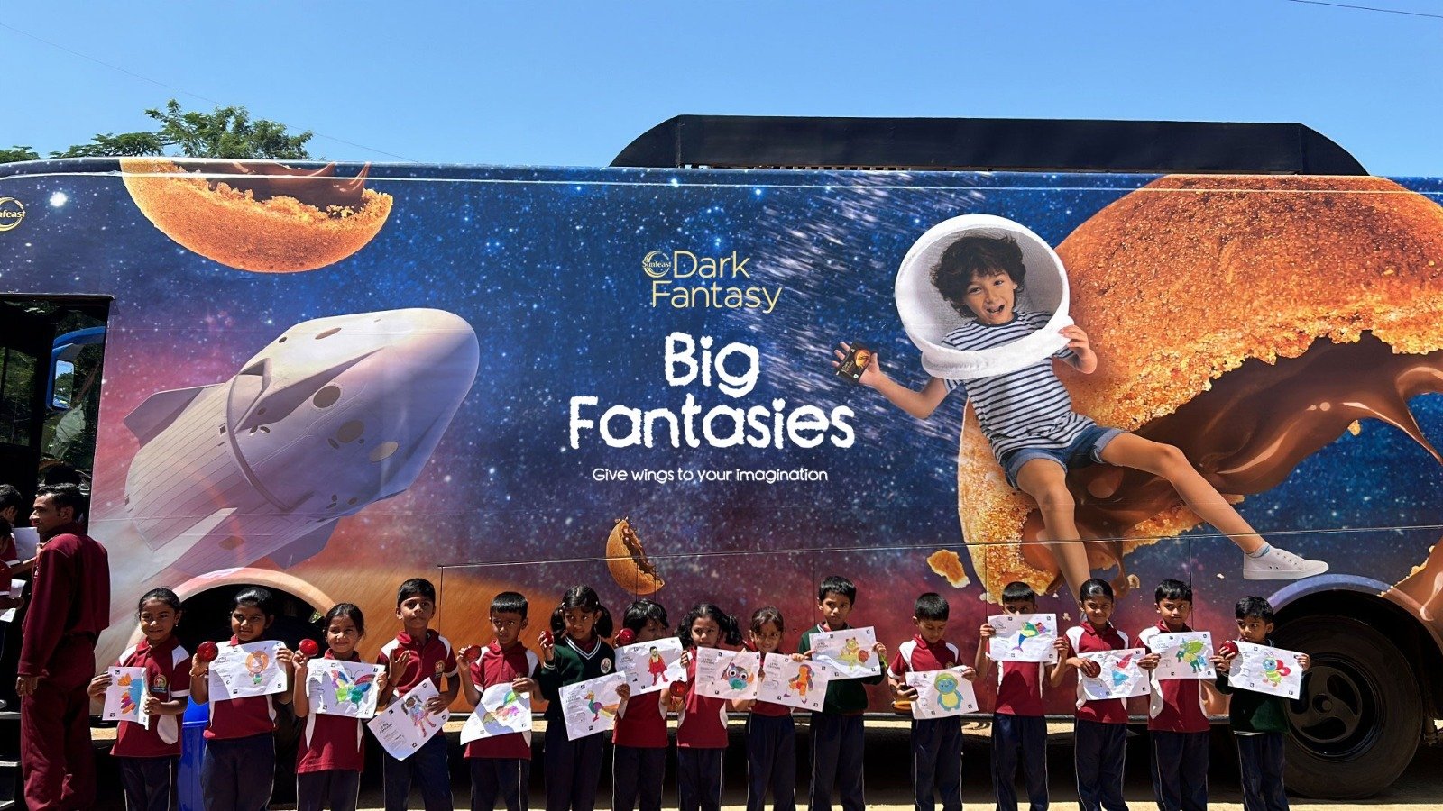 Sunfeast Dark Fantasy Spaceship Lands in Kolkata to Ignite Children's Imagination