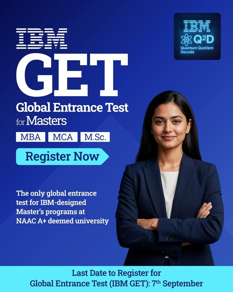 IBM announces registrations for its Global Entrance Test, a gateway to industry-aligned masters programs