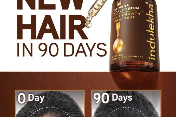 Indulekha Bringha Hair Growth Serum Completes Second Clinical Trial, Proves New Hair Growth in 90 days