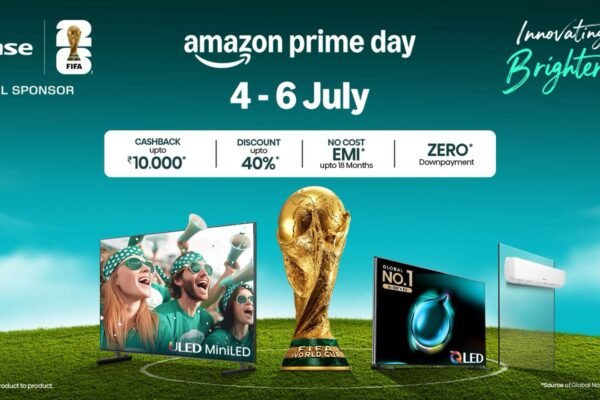 Hisense India Announces Up to 40% Discounts on TVs and Air Conditioners During Amazon Prime Day