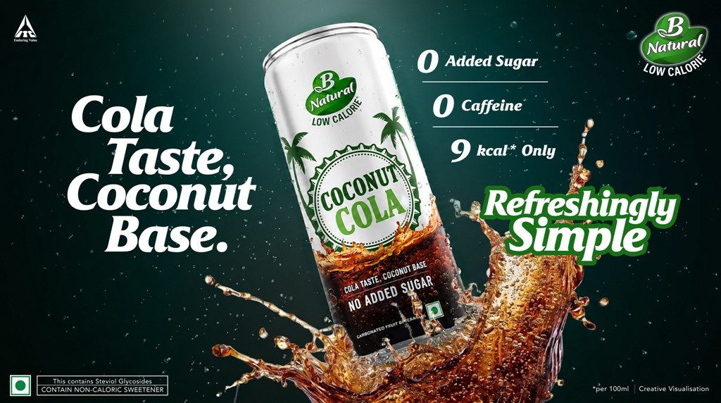 Why just Cola? B Natural Launches ‘Coconut Cola’
