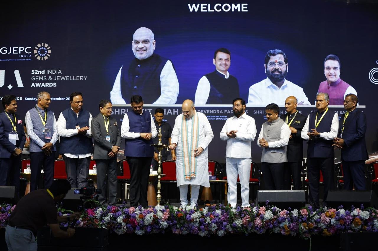 Union Home Minister Shri Amit Shah Graces 52nd India Gems & Jewellery Awards;
