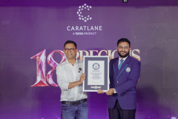 CaratLane Makes History on 18th Birthday: Enters GUINNESS WORLD RECORDS™ for Most People Cutting Cake Simultaneously Online
