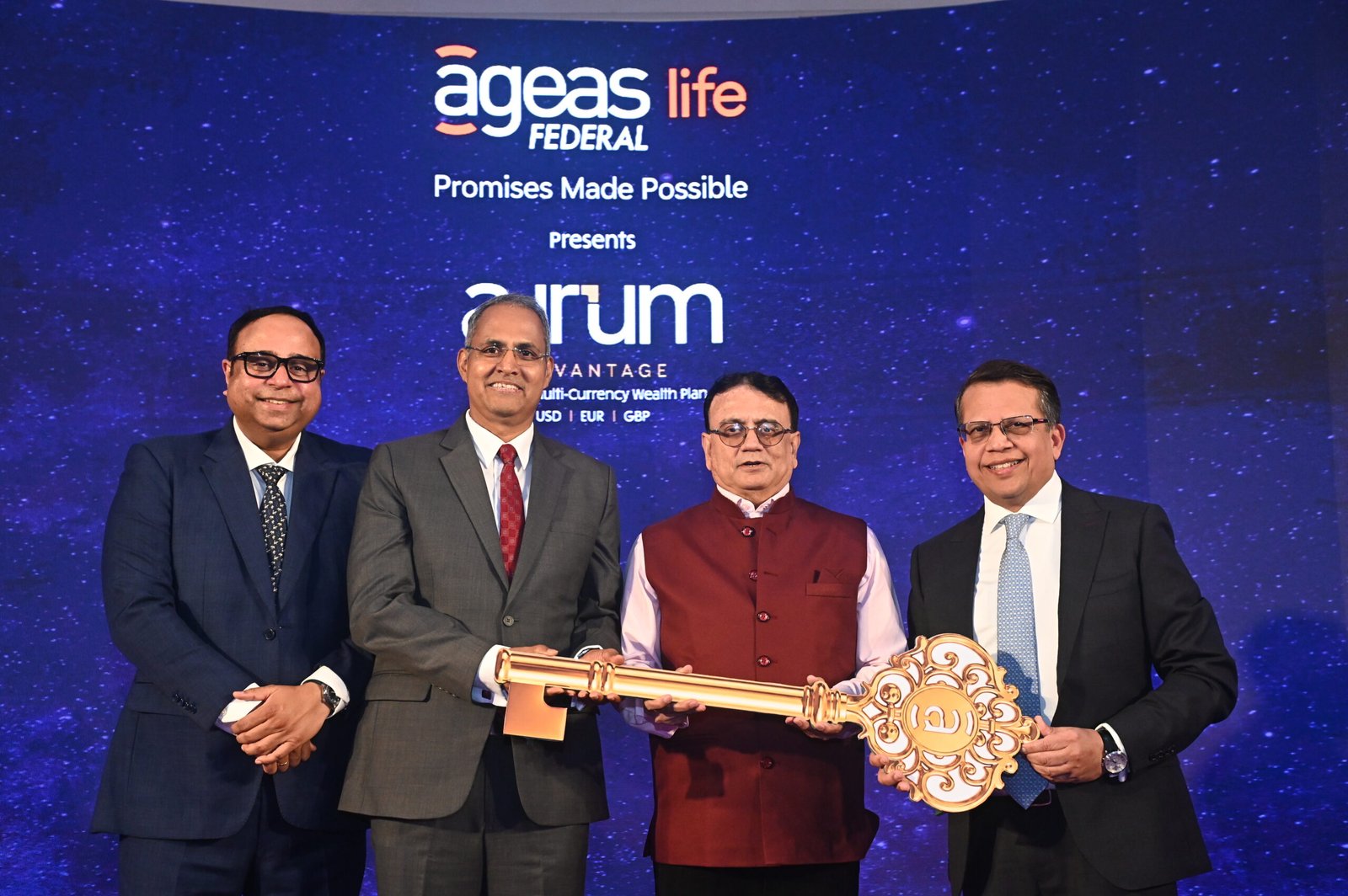 Ageas Federal Life Insurance launches GIFT City’s first multi-currency life insurance plan - Aurum Advantage