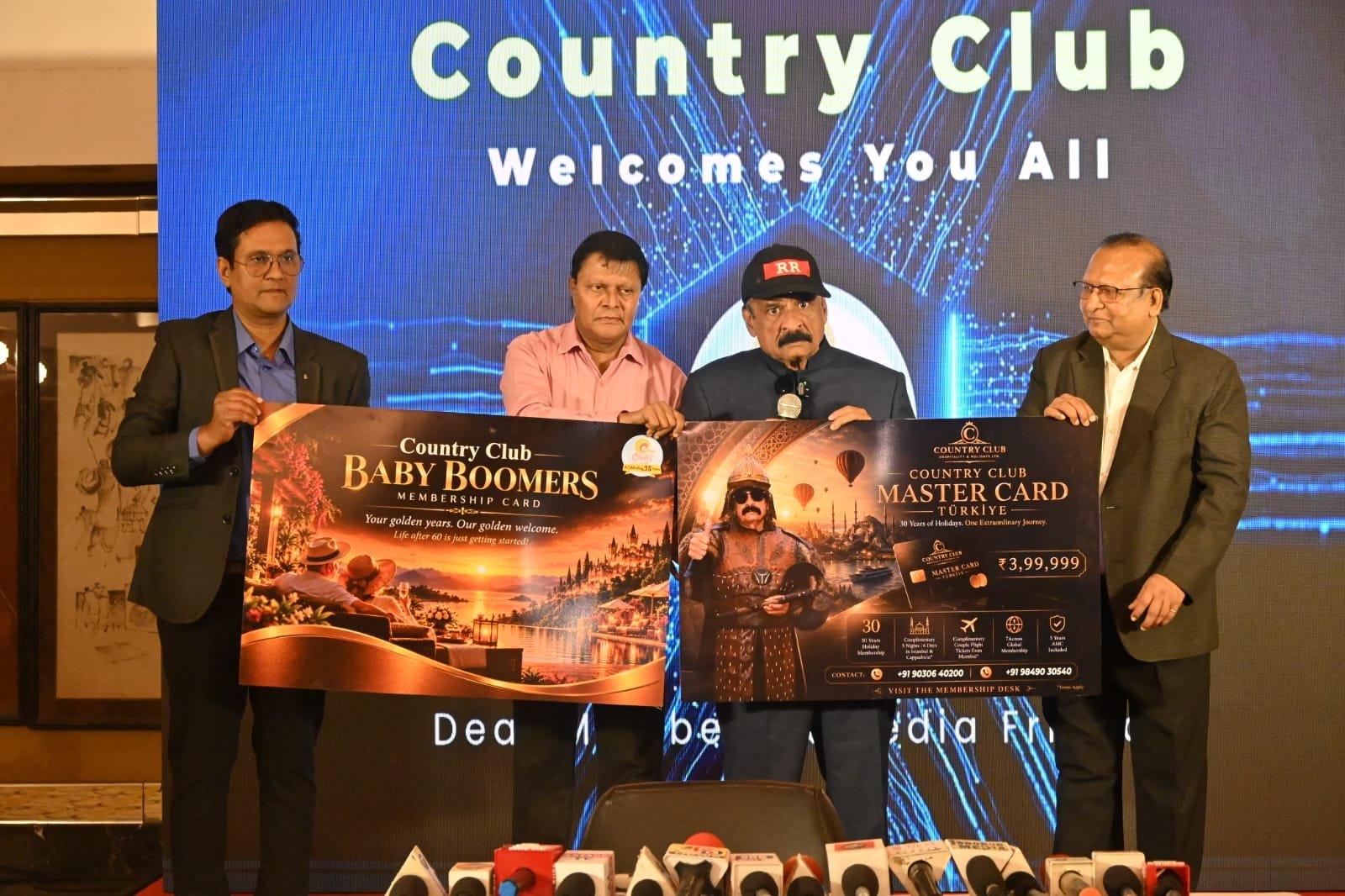 Country club launches master card türkiye and Baby boomers membership card
